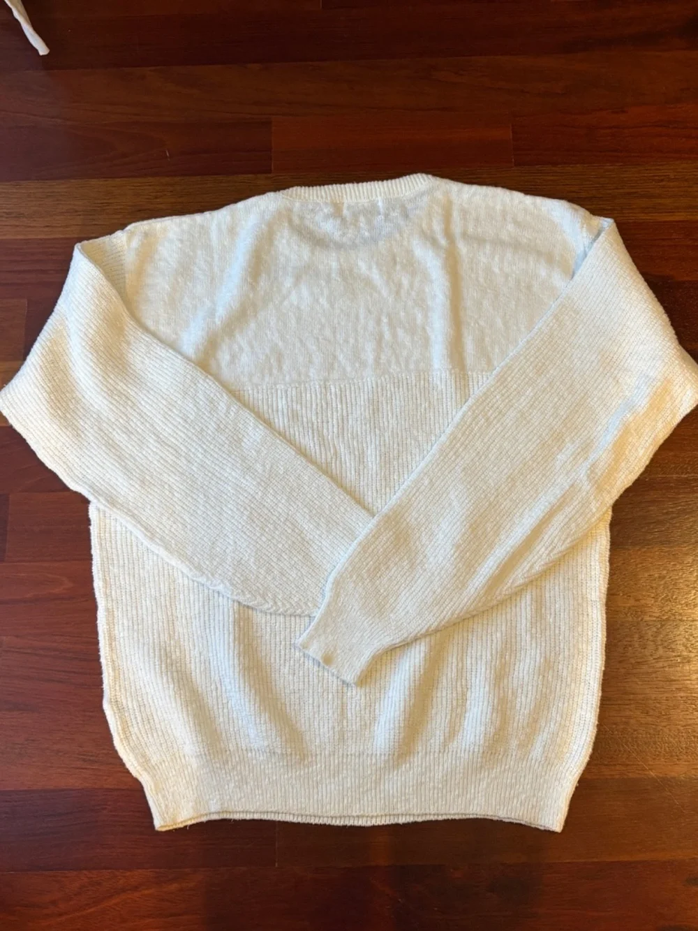 Vintage Boundary Waters Cream Mixed Knit Sweater